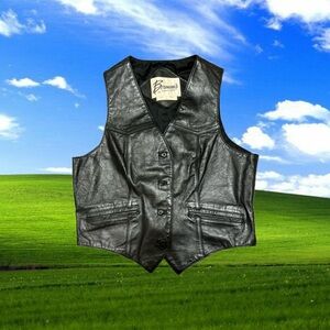 Berman’s leather vest